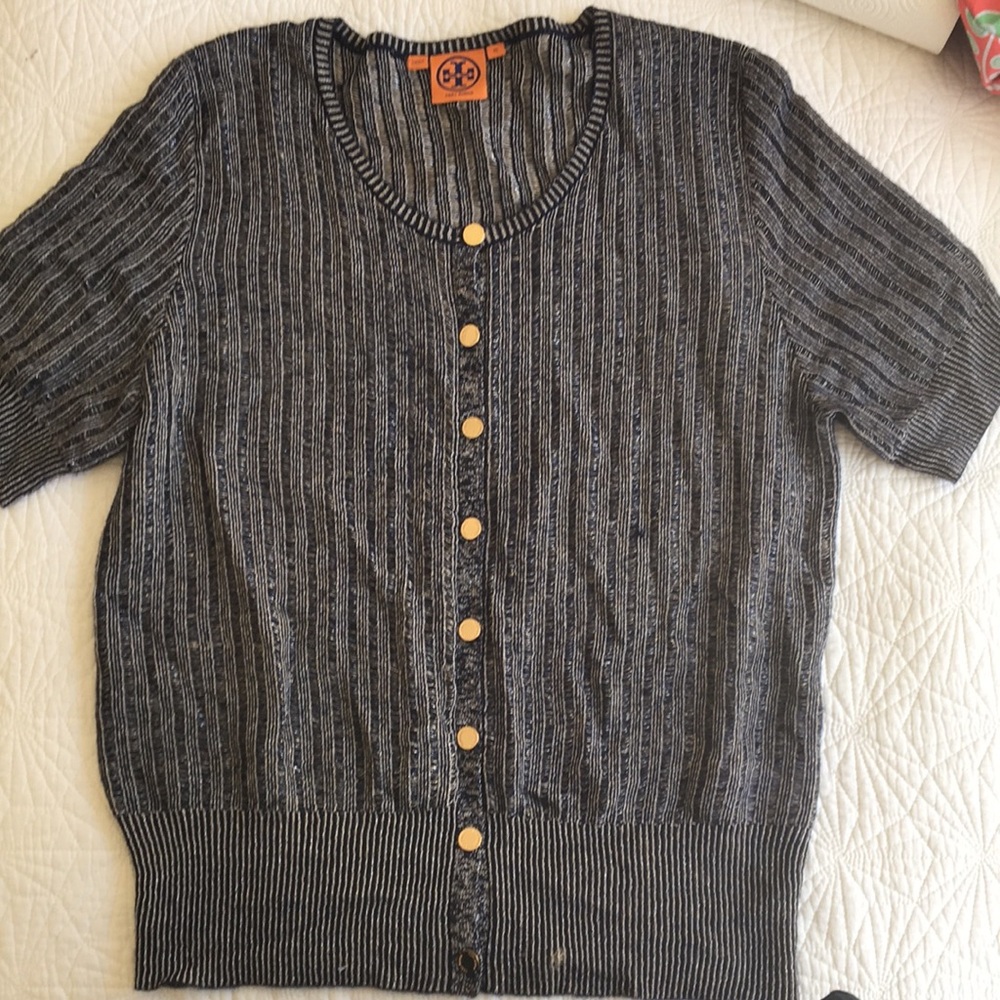 Tory Burch Metallic Top